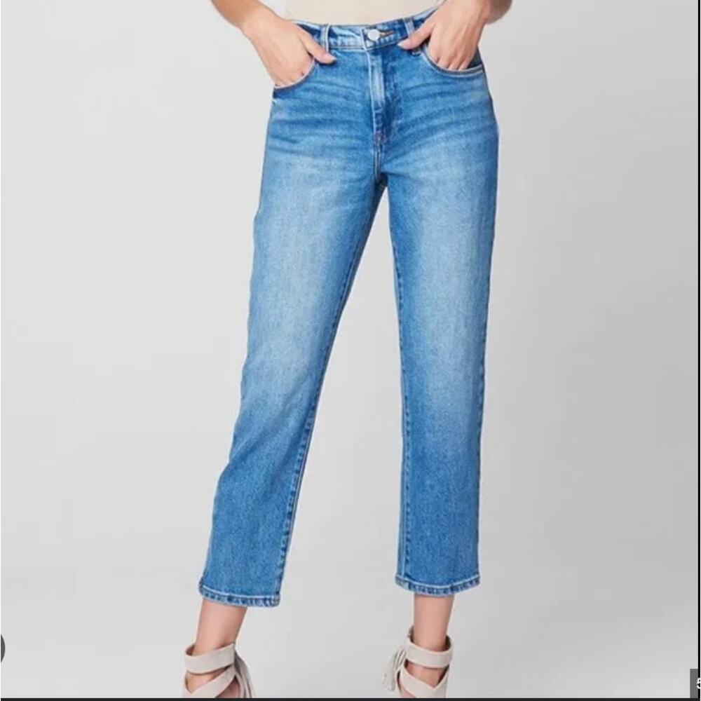 Blank NYC Madison Crop High Rise Straight Leg Jeans 33